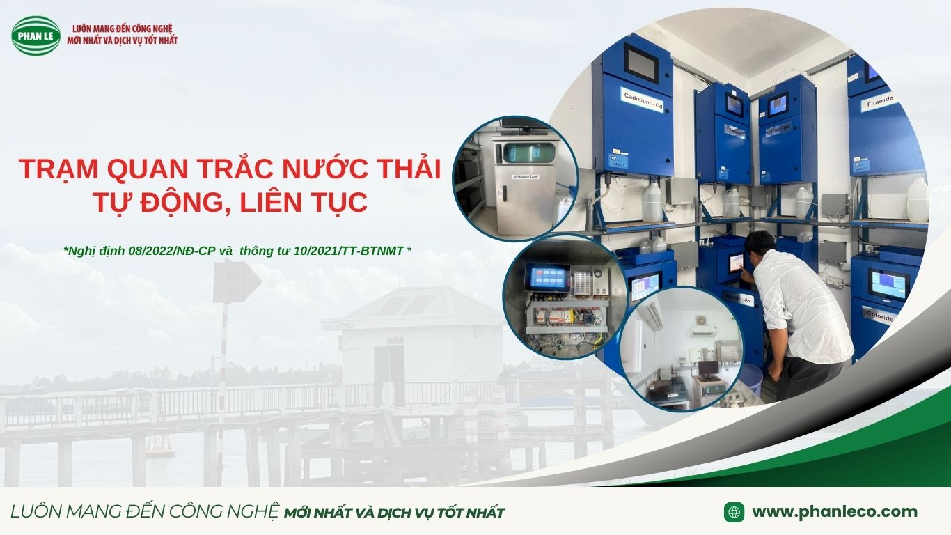 HỆ THỐNG GIÁM SÁT CHẤT LƯỢNG NƯỚC TỰ ĐỘNG, LIÊN TỤC - CÔNG TY PHAN LÊ